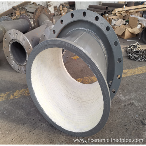 Ceramic pipe for conveying clean coal